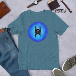 T-shirt Halo Monster Alien Print Funny Gift