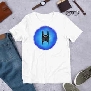 T-shirt Halo Monster Alien Print Funny Gift
