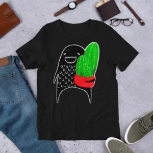 T-shirt Cactus Monster Plant Print Funny Gift