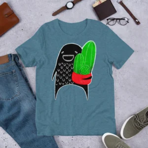 T-shirt Cactus Monster Plant Print Funny Gift