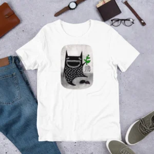 T-shirt Garden Monster Plant Print Cute Funny Gift