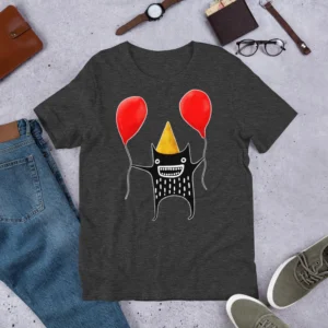 T-shirt Party Monster Balloon Print Cute Gift