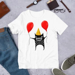 T-shirt Party Monster Balloon Print Cute Gift