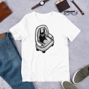 T-shirt Reading Rabbit Book Monster Print Funny Gift